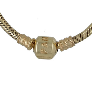 14ct Gold Bracelet with DANISH Clasp - Click Image to Close