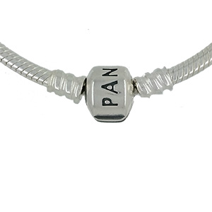 (RETIRED) DANISH Sterling Silver Necklace with Signature Clasp - Click Image to Close