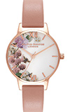 Olivia Burton Enchanted Garden Dusty Pink & Rose Gold Watch Olivia Burton Enchanted Garden Dusty Pink & Rose Gold Watch
