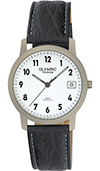 Olympic Mens Titanium Dress watch White dial Leather Strap Olympic Mens Titanium Dress watch White dial Leather Strap