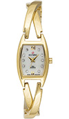 Olympic Ladies Gold Watch with Cross Over Bracelet Olympic Ladies Gold Watch with Cross Over Bracelet
