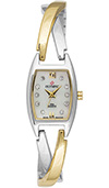 Olympic Ladies Two Tone Watch with Cross Over Bracelet Olympic Ladies Two Tone Watch with Cross Over Bracelet