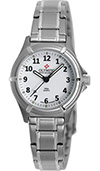 Olympic Ladies Steel Work Watch White Dial with Numbers Olympic Ladies Steel Work Watch White Dial with Numbers
