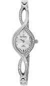 Olympic Ladies Stainless Steel Watch with Stone Set Case Olympic Ladies Stainless Steel Watch with Stone Set Case