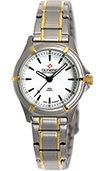 Olympic Ladies 2 Tone Work Watch White Dial Olympic Ladies 2 Tone Work Watch White Dial