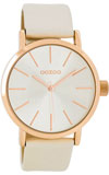 OOZOO 40mm rose gold case / rose gold on brushed champagne / cha OOZOO 40mm rose gold case / rose gold on brushed champagne / cha