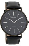 OOZOO 44mm matt black alu case / silver on black / black OOZOO 44mm matt black alu case / silver on black / black