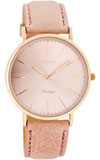 OOZOO 36mm rose gold case / rose gold on pink / pink OOZOO 36mm rose gold case / rose gold on pink / pink