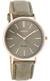 OOZOO 36mm rose gold case / rose gold on taupe grey / taupe grey OOZOO 36mm rose gold case / rose gold on taupe grey / taupe grey