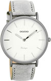 OOZOO 40mm matt light grey alu case / silver on white / lt grey OOZOO 40mm matt light grey alu case / silver on white / lt grey