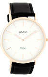 OOZOO 44mm rose gold case / rose gold on white / black OOZOO 44mm rose gold case / rose gold on white / black