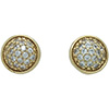 PANDORA 14ct Gold Dazzling Droplets Earring Studs PANDORA 14ct Gold Dazzling Droplets Earring Studs