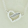 PANDORA Ribbons Of Love Necklace PANDORA Ribbons Of Love Necklace