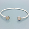 DANISH Silver and 14ct Gold Signature Open Bangle DANISH Silver and 14ct Gold Signature Open Bangle