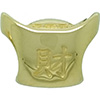 PANDORA 14ct Gold Ingot Chinese Wealth Symbol Charm PANDORA 14ct Gold Ingot Chinese Wealth Symbol Charm