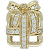 PANDORA 14ct Gold All Wrapped Up Openwork Charm PANDORA 14ct Gold All Wrapped Up Openwork Charm