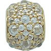 PANDORA 14ct Gold Shimmering Droplets Charm PANDORA 14ct Gold Shimmering Droplets Charm