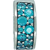 PANDORA Teal Shining Elegance Spacer Clip PANDORA Teal Shining Elegance Spacer Clip