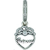 PANDORA Princess Crown Hearts Hanging Charm PANDORA Princess Crown Hearts Hanging Charm
